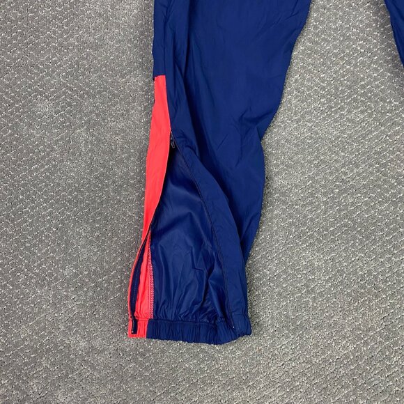 Vintage Nike F.I.T. Logo Pants Men's Medium Blue Woven Tapered Jogger USA - Picture 3 of 16